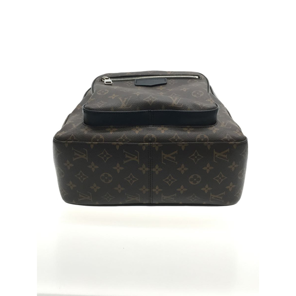 Louis Vuitton Monogram Macassar Leather Backpack Black - Picture 4 of 6